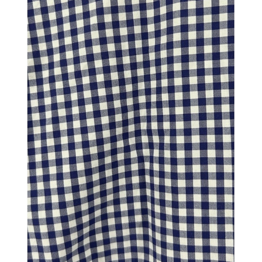 Pink Thomas Pink Classic Fit Long Sleeve Button Down Blue Checkered 17/35 - Picture 2 of 5